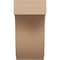 Ekena Millwork 8"W x 8"D x 16"H Wide Del Monte Rough Cedar Woodgrain TimberThane Corbel, Primed Tan CORUR08X08X16DELRCPR - alternate 6